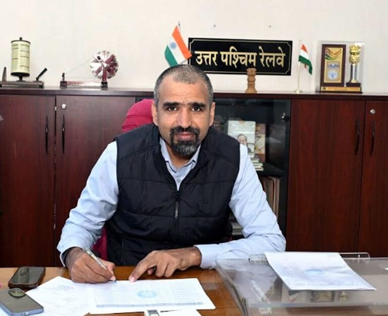 अमित सुदर्शन ने ग्रहण किया उत्तर पश्चिम रेलवे के मुख्य जनसम्पर्क अधिकारी का कार्यभार