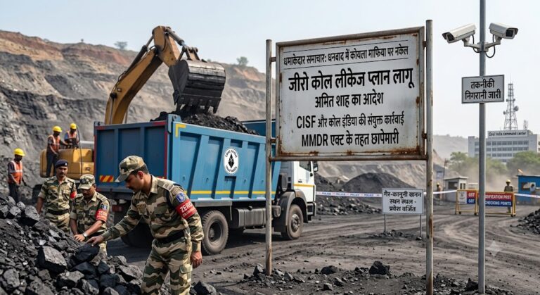 धनबाद में कोयला माफिया पर कसेगा शिकंजा, केंद्रीय गृह मंत्री अमित शाह का आदेश, लागू होगा ‘जीरो कोल लीकेज प्लान’