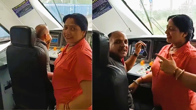 वंदे भारत के लोको केबिन में रील बनाने का वीडियो वायरल, रेलवे ने शुरू की जांच