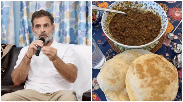 Rahul Gandhi: मांसाहारी हैं 80 प्रतिशत भारतीय, बोले राहुल गांधी, खाने की मेज पर रखे छोले भटूरे की तस्वीर भी पोस्ट की, जानें क्यों कहा ऐसा?