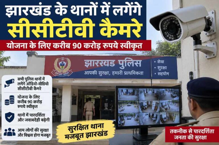 Jharkhand के 606 पुलिस थानों में निगरानी व्यवस्था को मजबूत करने की तैयारी, लगाए जाएंगे CCTV कैमरे, योजना मंजूर
