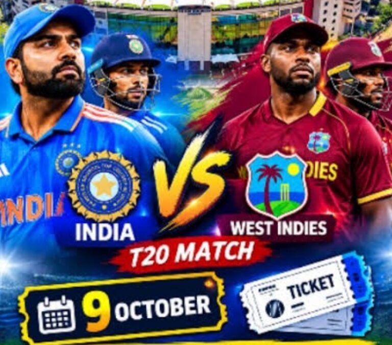 T20 Match: JSCA स्टेडियम में भारत और वेस्टइंडीज के बीच 9 अक्टूबर को टी20 मैच, आज से छह काउंटरों से मिलेगा टिकट